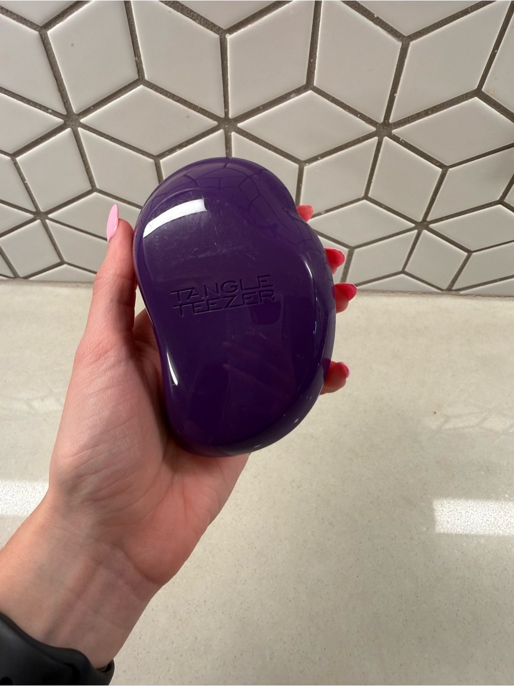 Tangle Teezer Handheld Brush Pink and Purple